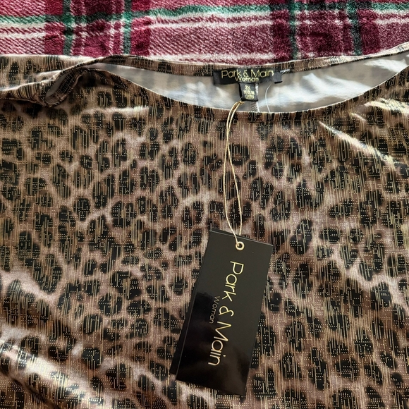 NWT PARK & MAIN LEOPARD TOP SIZE 2X - Picture 3 of 5